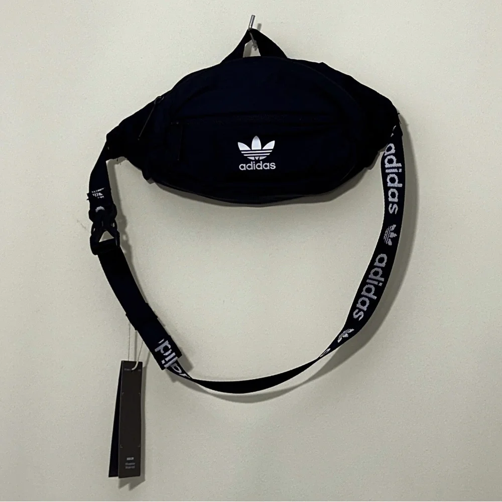 Adidas ||Originals National Fanny Pack Waist Pack BLACK OS
